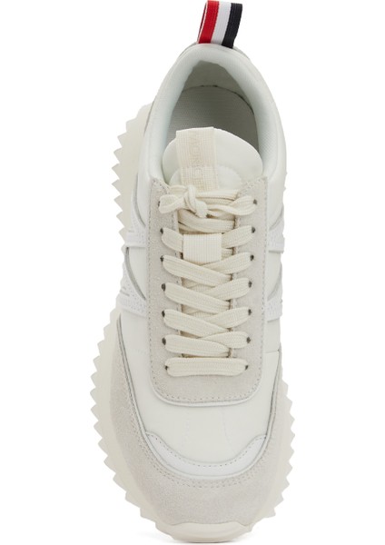 Kırık Beyaz Erkek Deri Sneaker fırsatları