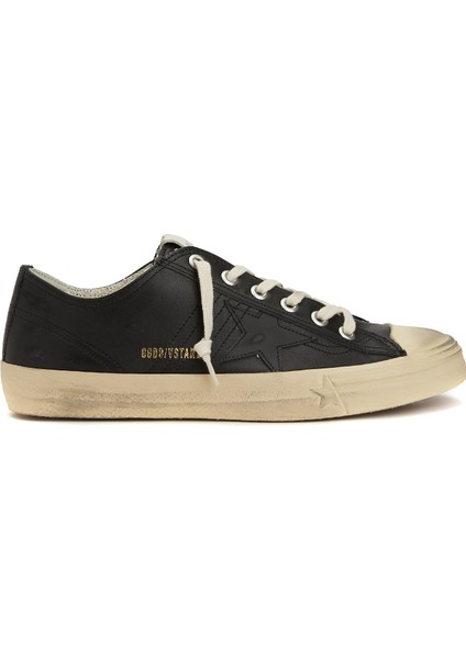 V-Star Siyah Erkek Deri Sneaker