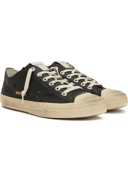 V-Star Siyah Erkek Deri Sneaker
