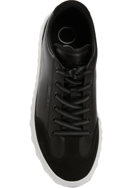 Diamond Flex Siyah Erkek Deri Sneaker