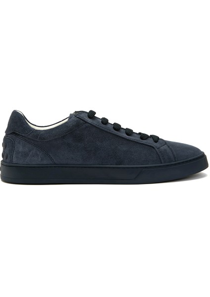 Lacivert Erkek Deri Sneaker