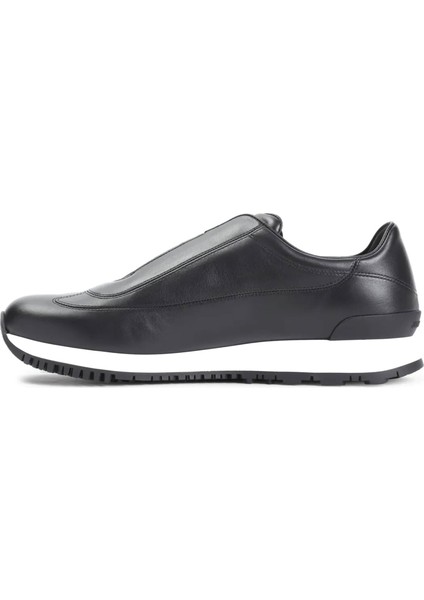 Siyah Erkek Deri Sneaker