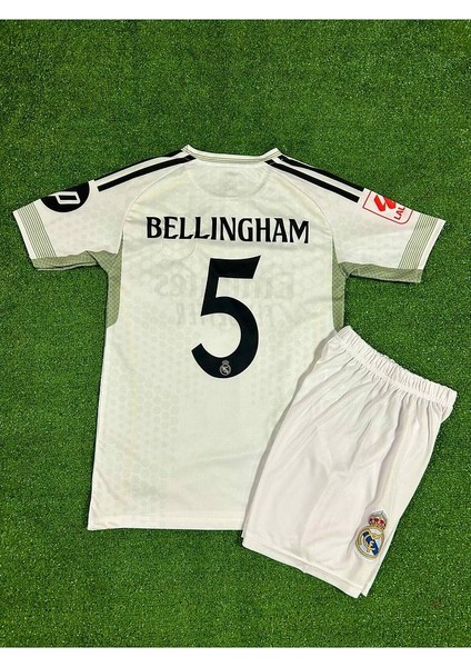 Real Madrid 2025/26 Yeni Sezon Jude Bellingham Iç Saha Çocuk Forması 4'lü Set