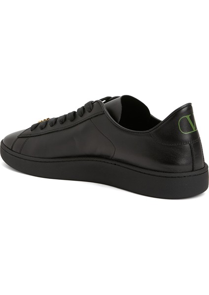Royco Siyah Kadın Deri Sneaker