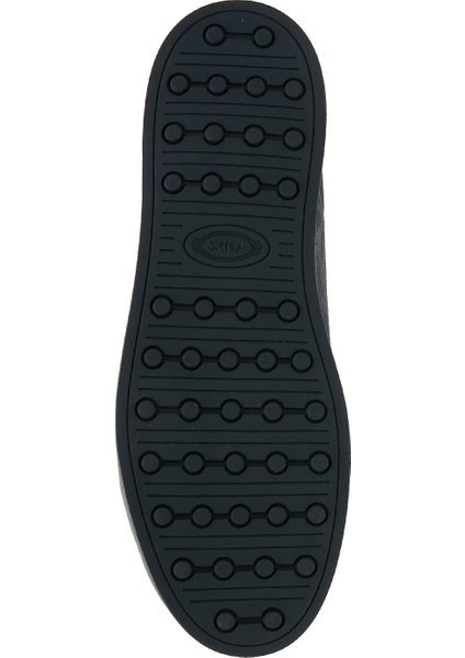 Lacivert Erkek Deri Sneaker