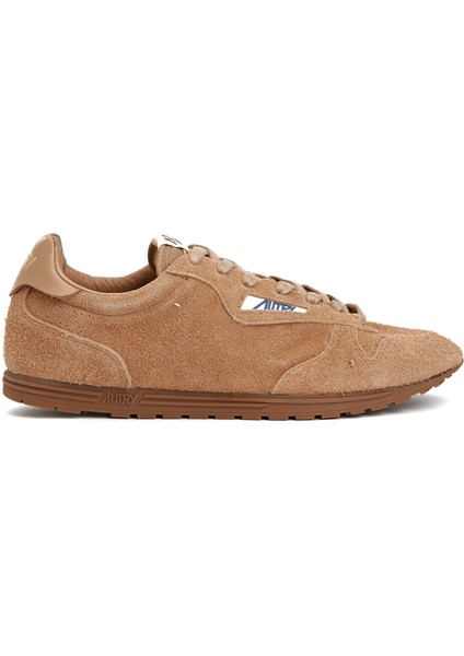 Kahverengi Erkek Deri Sneaker