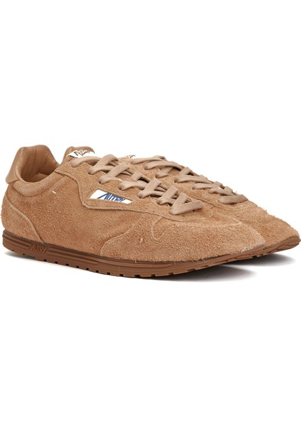 Kahverengi Erkek Deri Sneaker