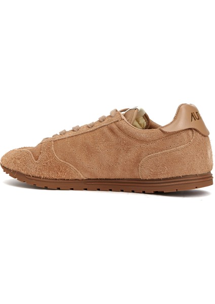 Kahverengi Erkek Deri Sneaker