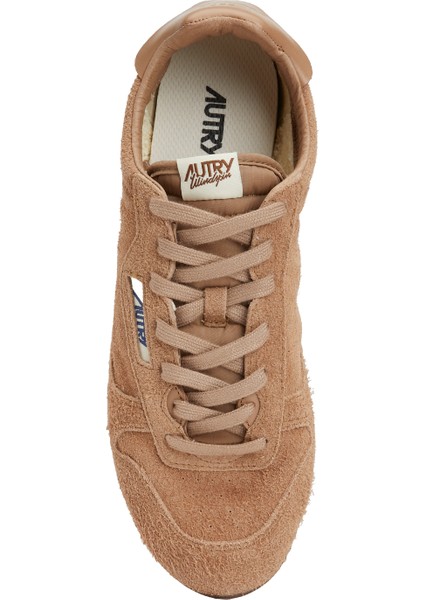 Kahverengi Erkek Deri Sneaker