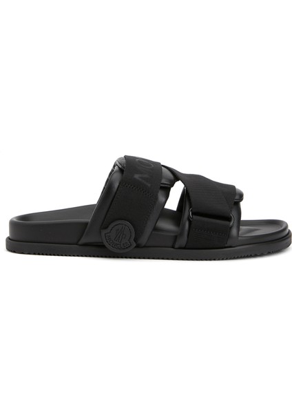 Mon Summer Siyah Erkek Deri Sandalet