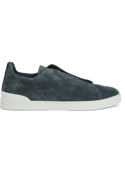Lacivert Erkek Süet Sneaker
