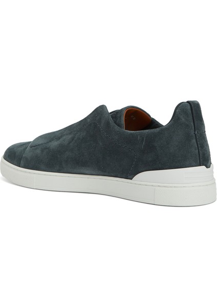 Lacivert Erkek Süet Sneaker
