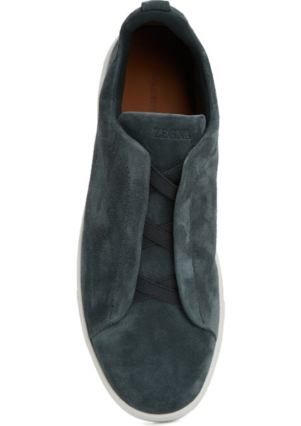 Lacivert Erkek Süet Sneaker