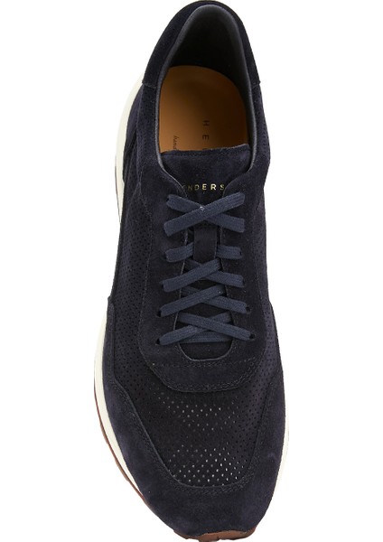 Sirio Lacivert Erkek Süet Sneaker
