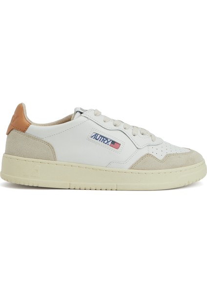 Beyaz Erkek Deri Sneaker