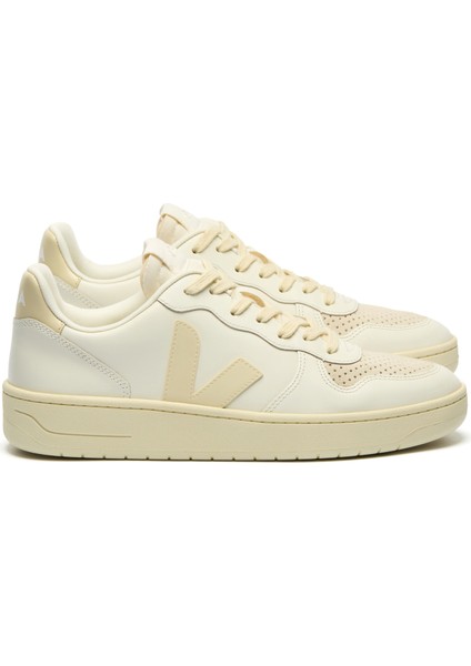 V-10 Beyaz Erkek Deri Sneaker