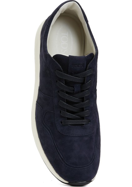 Lacivert Erkek Deri Sneaker
