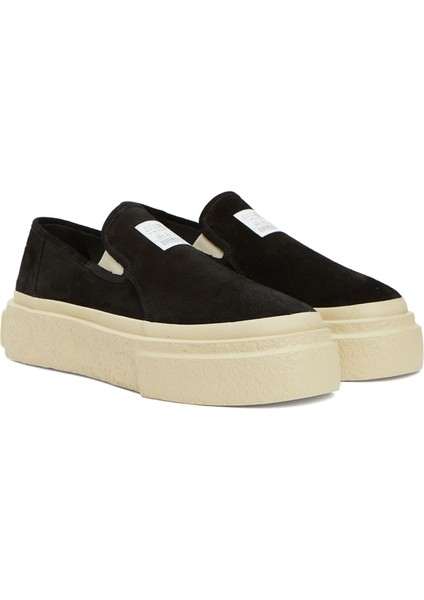 Siyah Erkek Deri Sneaker