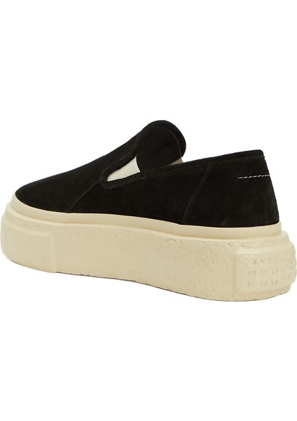 Siyah Erkek Deri Sneaker