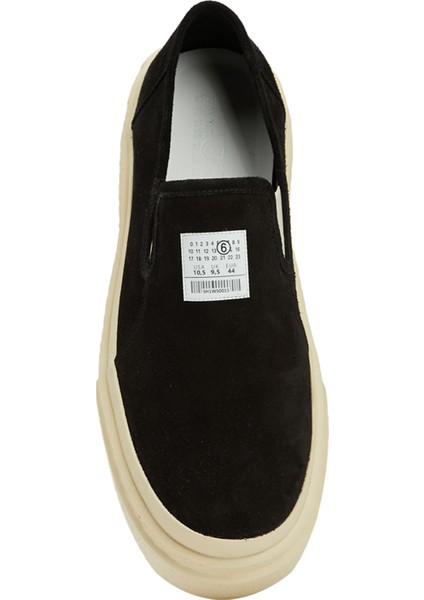Siyah Erkek Deri Sneaker