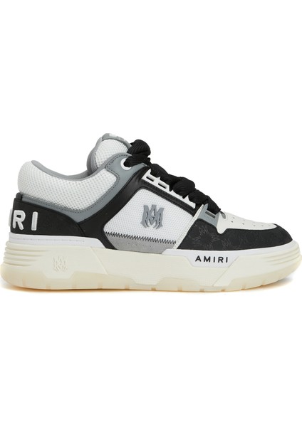 Ma-1 Quad Debossed Siyah Erkek Deri Sneaker