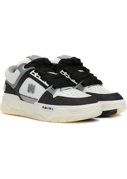Ma-1 Quad Debossed Siyah Erkek Deri Sneaker