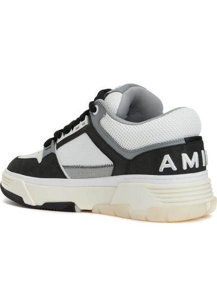Ma-1 Quad Debossed Siyah Erkek Deri Sneaker