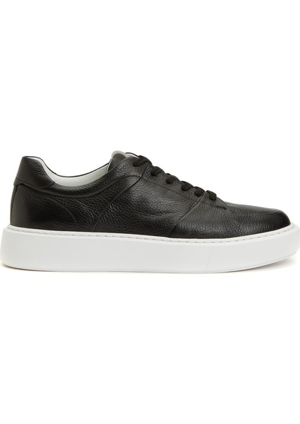 Siyah Erkek Deri Sneaker