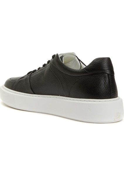 Siyah Erkek Deri Sneaker