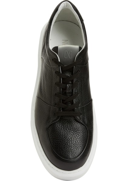 Siyah Erkek Deri Sneaker