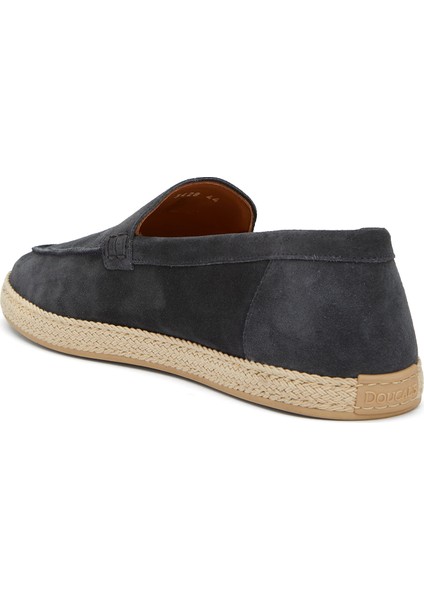 Lacivert Erkek Süet Loafer
