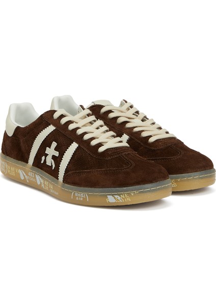 Bonnie Kahverengi Erkek Deri Sneaker fiyatları
