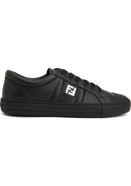Siyah Erkek Deri Sneaker