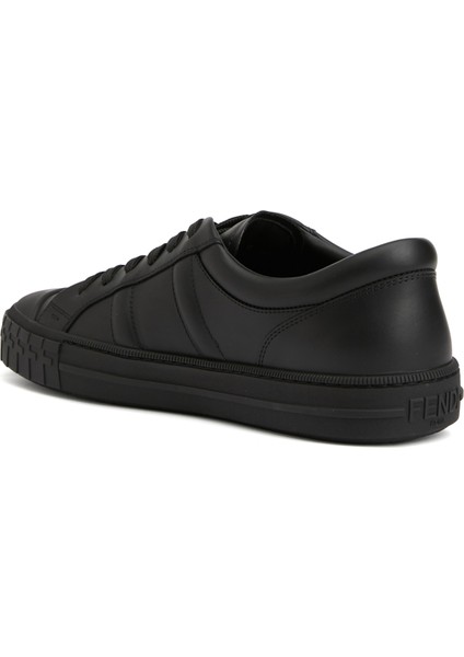 Siyah Erkek Deri Sneaker