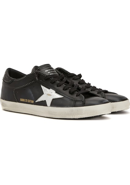 Super-Star Ltd Siyah Erkek Deri Sneaker fiyatları