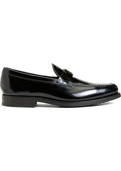 Siyah Erkek Deri Loafer