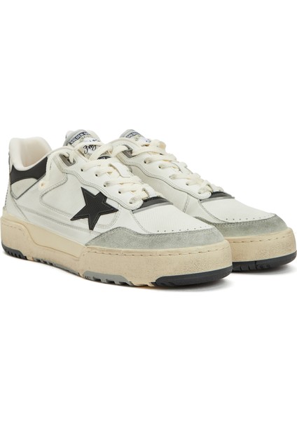 Forty2 Beyaz Erkek Deri Sneaker