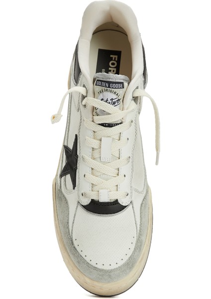 Forty2 Beyaz Erkek Deri Sneaker