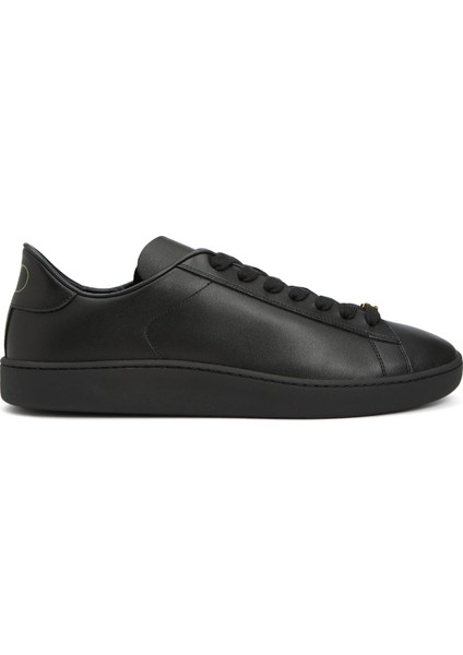 Siyah Erkek Deri Sneaker