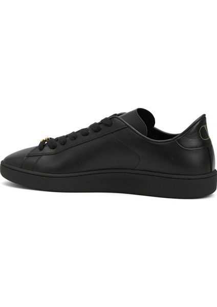Siyah Erkek Deri Sneaker