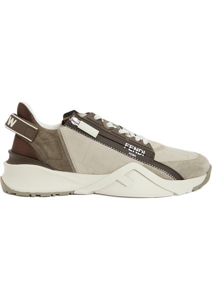 Flow Bej Erkek Deri Sneaker