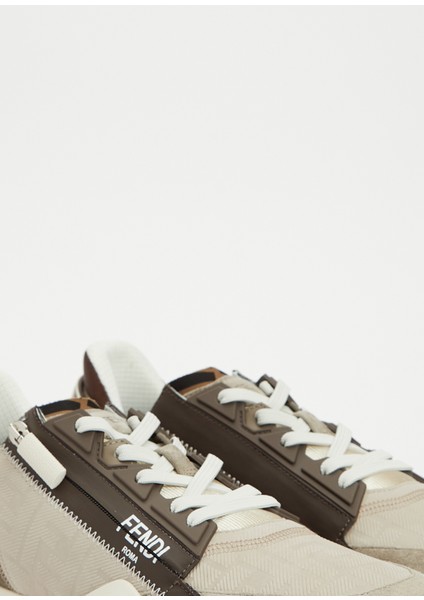 Flow Bej Erkek Deri Sneaker