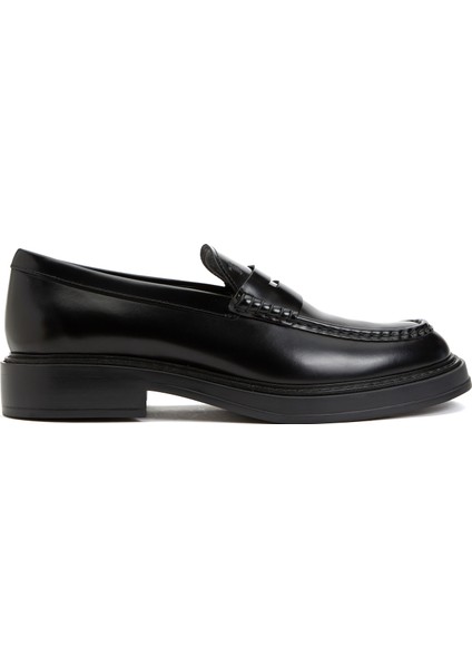 Siyah Erkek Deri Loafer