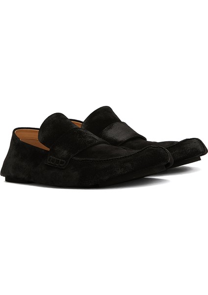 Siyah Erkek Deri Loafer