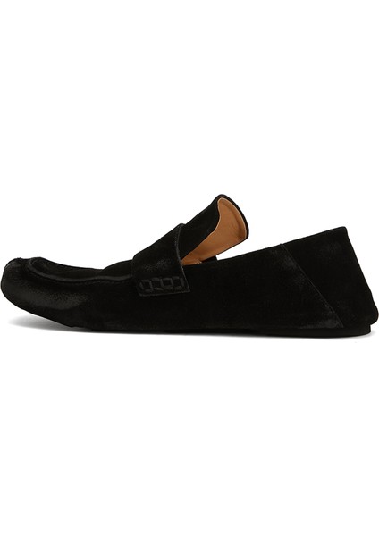 Siyah Erkek Deri Loafer