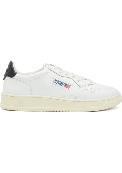 Beyaz Erkek Deri Sneaker