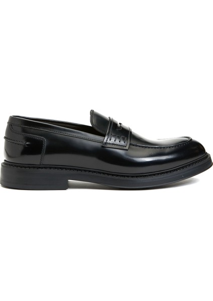 Siyah Erkek Deri Loafer