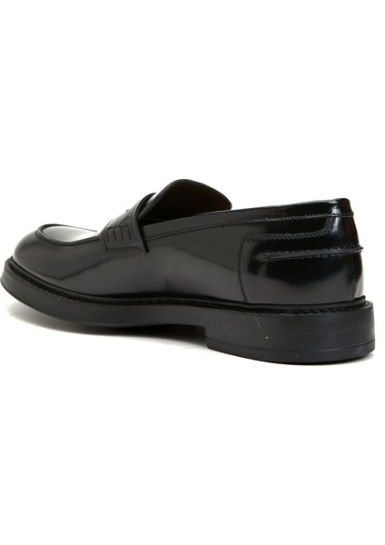 Siyah Erkek Deri Loafer