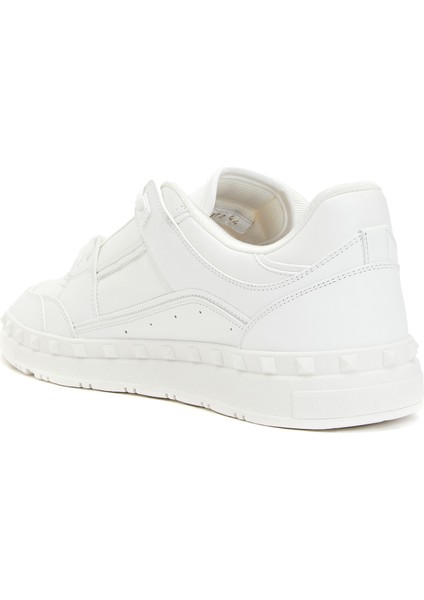 Freedots Beyaz Erkek Deri Sneaker