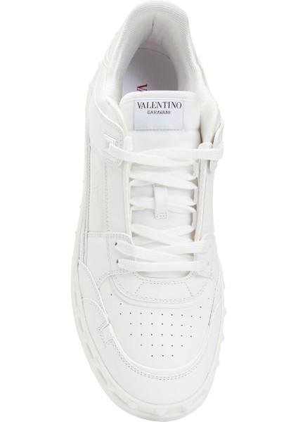 Freedots Beyaz Erkek Deri Sneaker